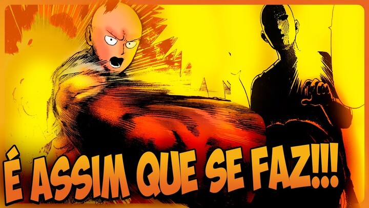 SAITAMA ESCULACHA NA LIÇÃO DE MORAL EM ONE PUNCH MAN 201.4!!!