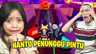 LEIKA DIKEJAR HANTU PENUNGGU PINTU 😱😨 ADA HANTU DI DEPAN PINTU [ROBLOX INDONESIA]