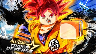 LVL 80 Super Saiyan God Goku Is Finally Here! (153k+DMG) On All Star Tower Defense