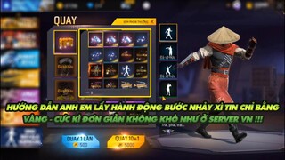 Free Fire| Cách lấy quá dễ hành động trong Free Fire chỉ cần dùng vàng là lấy được hành động xịn !