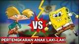Spongebob Squarepants VS Hey Arnold! - Pertarungan 2 Dimensi yang Menakjubkan