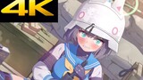 [Azure Files] (4K/Saki Saki live2D) The tsundere rabbit smashes cannons, she is definitely thinking 