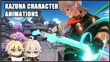 Kazuha character animations | Genshin Impact