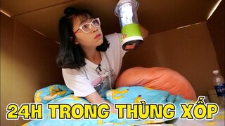 Thử Thách 24 Giờ Sống Trong Thùng Giấy