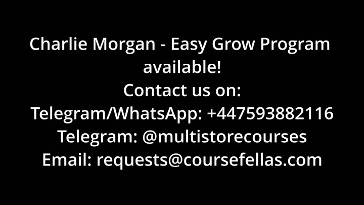 Charlie Morgan - Imerium Acquisition Easy Grow [2024 Updates]