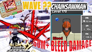 Level 175 Chainsawman (Denji) (Winterfell Present 3) | EXP Farm | Roblox All Star Tower Defense