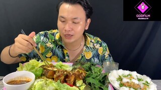 Ăn và thưởng thức cá lóc chiên giòn sốt mắm me phần 5 #anngon
