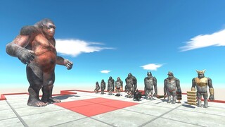 Goro vs Primate Team - Animal Revolt Battle Simulator