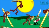 King Zarek vs Lava Griffon / stick war animation