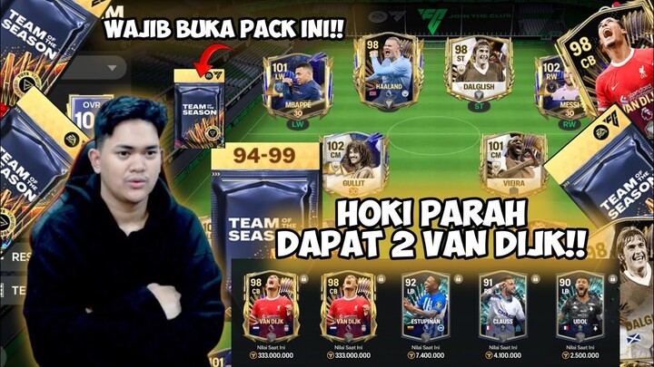 OPEN PACK TOTS LAGI ! HOKI DAPET 2 VAN DIJK & LEGEND KENNY DALGISH! - EA FC MOBILE 24 INDONESIA