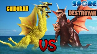 Ghidorah vs Destoroyah | SPORE