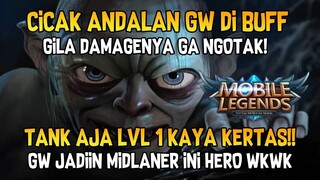 CICAK ANDALAN GW DI BUFF WOI!!! GILA SEKALI KENA SKILL TANK SETENGAH DRH TANK ILANG!!