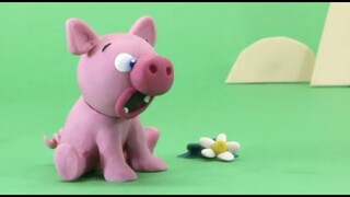 Baby pig Stop motion cartoon for toddlers - BabyClay