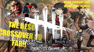 AOT ON DEAD BY DAYLIGHT!!!!! Attack On Titan Cosmetics Showcase!! [Dead By Daylight] [Showcase #1]