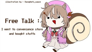 【hololiveID】FREE TALK : RISU JAJAN / I BOUGHT STUFF FROM MINI MARKET【Ayunda Risu】