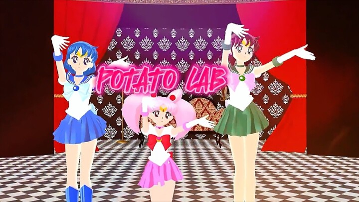 TRIO SAILOR MOON JADI GOYANG THE POTATO LAB