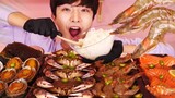 ENG SUB) Crab Shrimp Salmon Abalone Marinated Eat Mukbang 🍚 Korean  Food ASMR 후니 Hoony Eatingsound