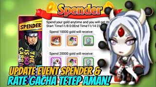 UPDATE Terbaru Hadiah Event SPENDER & Rate GACHA - Ninja Heroes New Era