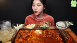 Bạch Tuộc xào + Mì Udon #mukbang #mukangASMR