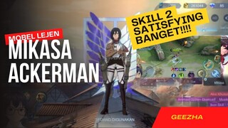 SASAGEYO!!!! REVIEW SKIN MIKASA FANNY!!