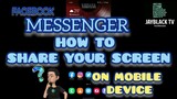 FACEBOOK MESSENGER | HOW TO SHARE SCREEN ON MOBILE | ANDROID and  iOS
