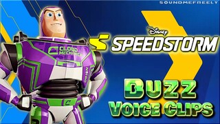 All Buzz Lightyear Voice Clips • Disney Speedstorm • All Voice Lines • 2023 (Tim Allen)