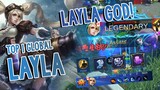 I Can Carry My Team! Layla God! Top 1 Global Layla - Mobile Legends