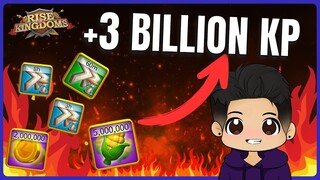 I gained 3 billion KP, what did it cost? Rise of Kingdoms