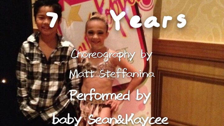 【Sean&Kaycee】翻译版|14岁的sean &13岁的kaycee第一次合作“二重奏” （作品：7 years）