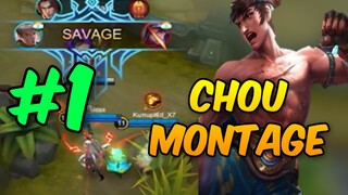 Best fighter in Mobile Legends !! | CHOU MONTAGE | CHOU SAVAGE BUILD | CHOU MANIAC | MOBILE LEGENDS