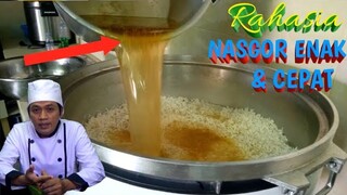 CARA MASAK BERAS UNTUK NASI GORENG || ENAK & CEPAT MESKI TANPA SAOS EBI