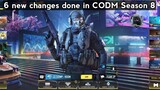 6 new changes done in CODM Season 8
