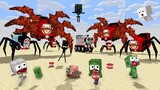 Monster School : All Animation Funny Train School - Minecraft Animation