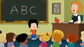 [Family Guy] Q's method of learning the ABCs is to remember the names of the men his mother has slep