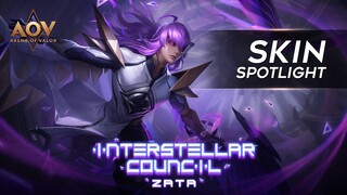 Zata Interstellar Council Skin Spotlight - Garena AOV (Arena of Valor)