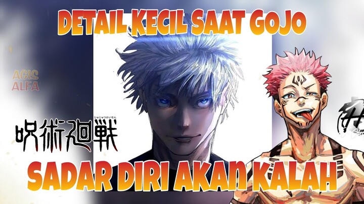 DETAIL KECIL MOMEN GOJO SADAR AKAN KALAH OLEH SUKUNA !  - Jujutsu Kaisen