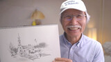 Pencil drawing with Grandpa Shibasaki - let's draw a church～