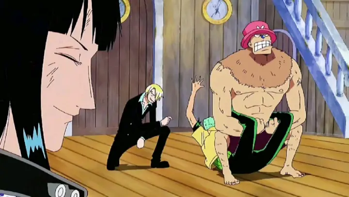 Zoro will get his ass kicked everytime he complains about Robin
