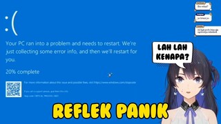 kak deidey panik tiba tiba pc nya error