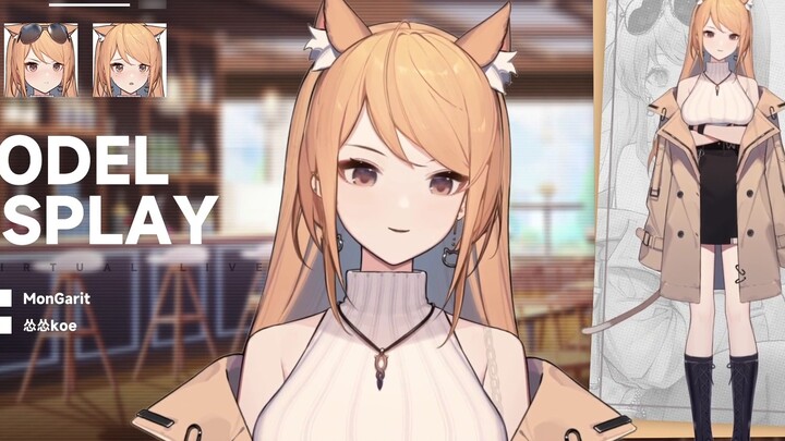 [trưng bày mô hình live2d] Lời nói dịu dàng của một người phụ nữ xấu tính dễ thương