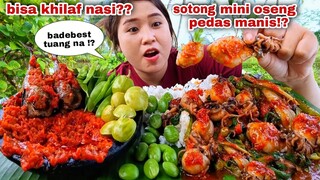 TERNYATA NGEUNAH⁉️ SOTONG PAKCOY PEDAS MANIS LALAPAN MENTAH JENGKOL CAMPUR PETE KACANG KAPRI