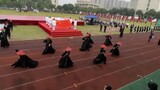 [Energi Nuklir ke Depan] Pertunjukan tari pada upacara pembukaan pertemuan olahraga sekolah di Zheji
