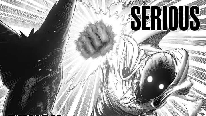 For those wondering, this is how saitama looks like when he's dead serious