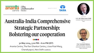 30-05-24 The Ambassador Series with H.E. Mr. Philip Green OAM, Australia’s HighCommissioner to India