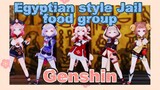 Egyptian style Jail food group