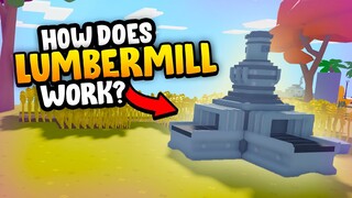 How does LUMBERMILL Work!? in Roblox Islands (Skyblock)