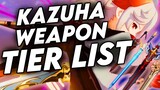 POWER! | Kazuha Weapon Tier List | Genshin Impact Kazuha Build Guide