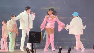 211128 Butter Megan Thee Stallion Remix Fancam BTS Permission to Dance On Stage PTD LA Concert Live