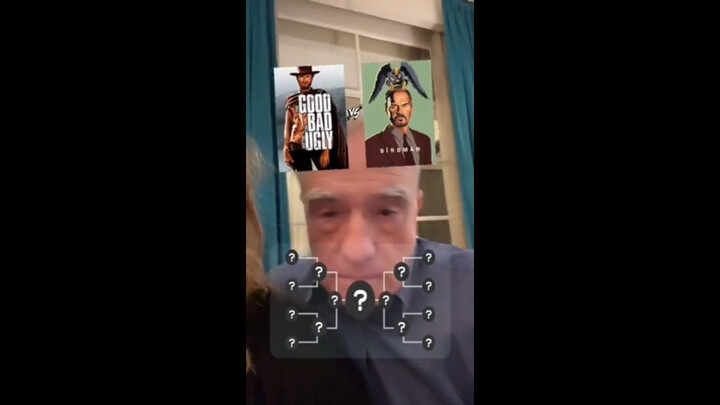 Martin Scorsese memberi peringkat film di akun TikTok putrinya