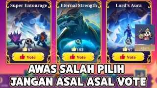 MOBILE LEGENDS MAU DIRUBAH ! JANGAN SALAH VOTE ! FITUR BARU LORD & TURTLE, BUFF NYA PERMANEN